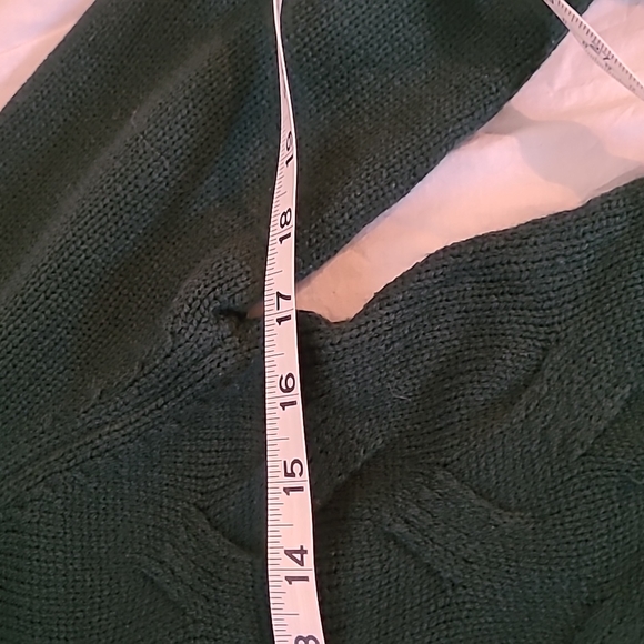 Dark Green Turtleneck Sweater - Picture 7 of 7